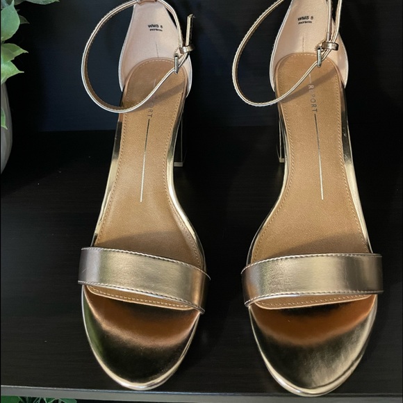 Report Rose Gold Block Heels Size 8 - Picture 3 of 11